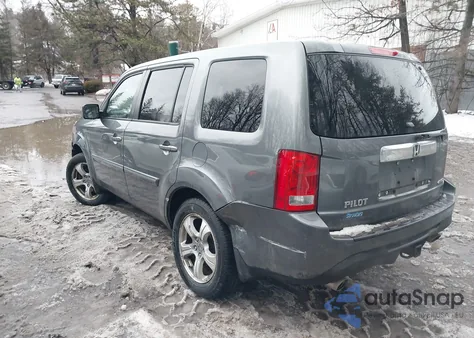 2013 Honda Pilot Ex-L из США, поврежденный, VIN 5FNYF4H5XDB037637
